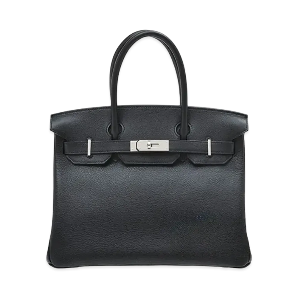 Hermes Birkin Taurillon Novillo "Noir/Silver"