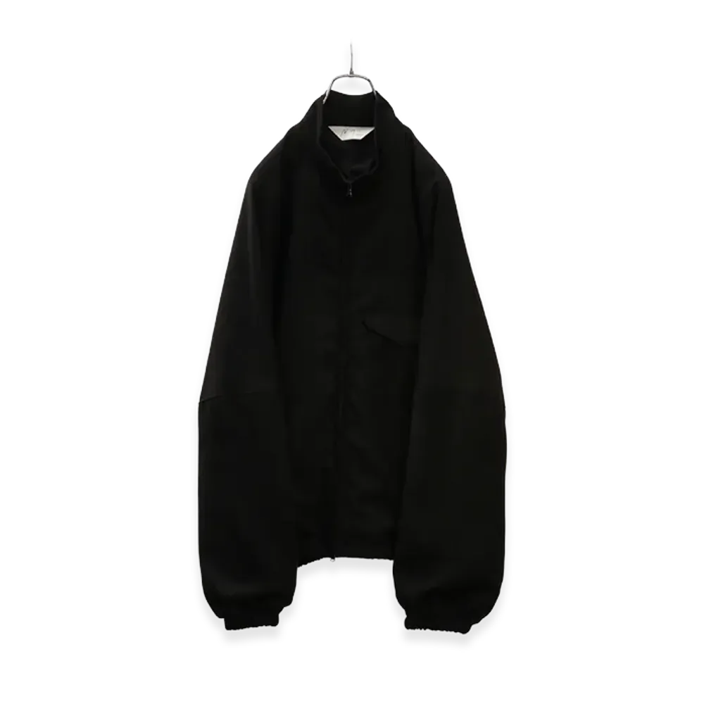 ANCELLM Vegan Suede Kimono Blouson "Black"