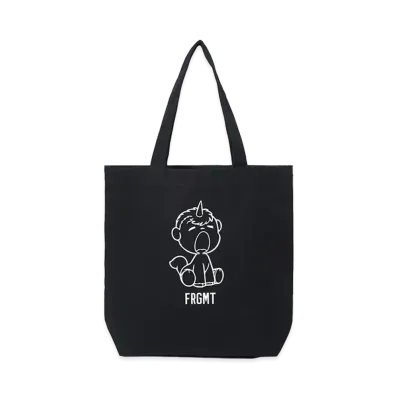 FRAGMENT x Forbes JAPAN Unico Tote Bag "Black"