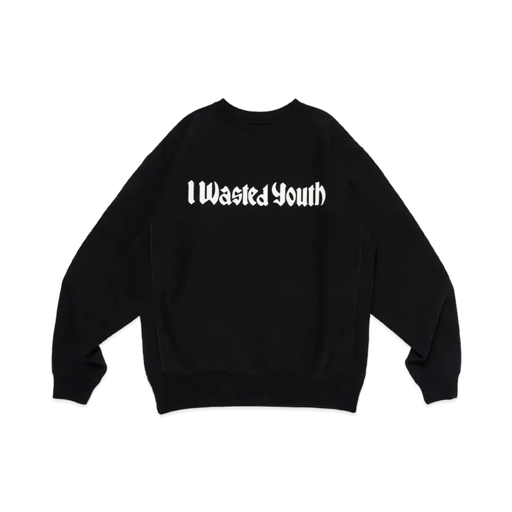 Wasted Youth Heavy Weight Sweatshirt #2 "Black"