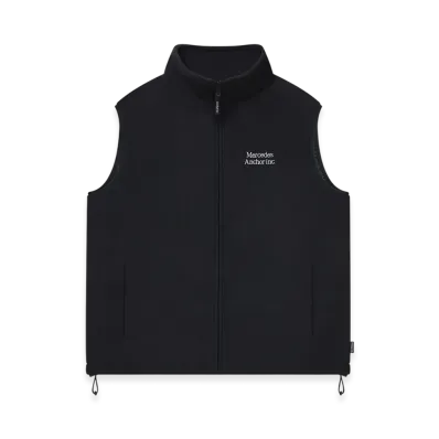 Mercedes Anchor inc. Fleece Vest "Black"