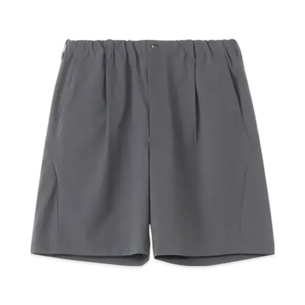 Goldwin One-Tuck Light Stretch Shorts (Unisex) "Carbon Gray"