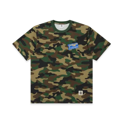 BlackEyePatch Rental Ticket Logo Tee "Woodland Camo"