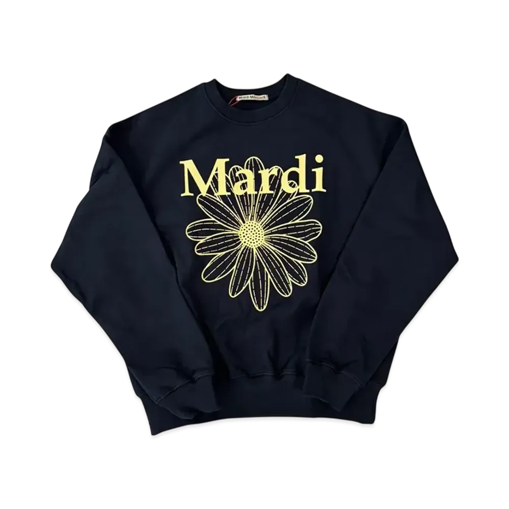Mardi Mercredi Sweatshirt Flowermardi "Navy Lemon"
