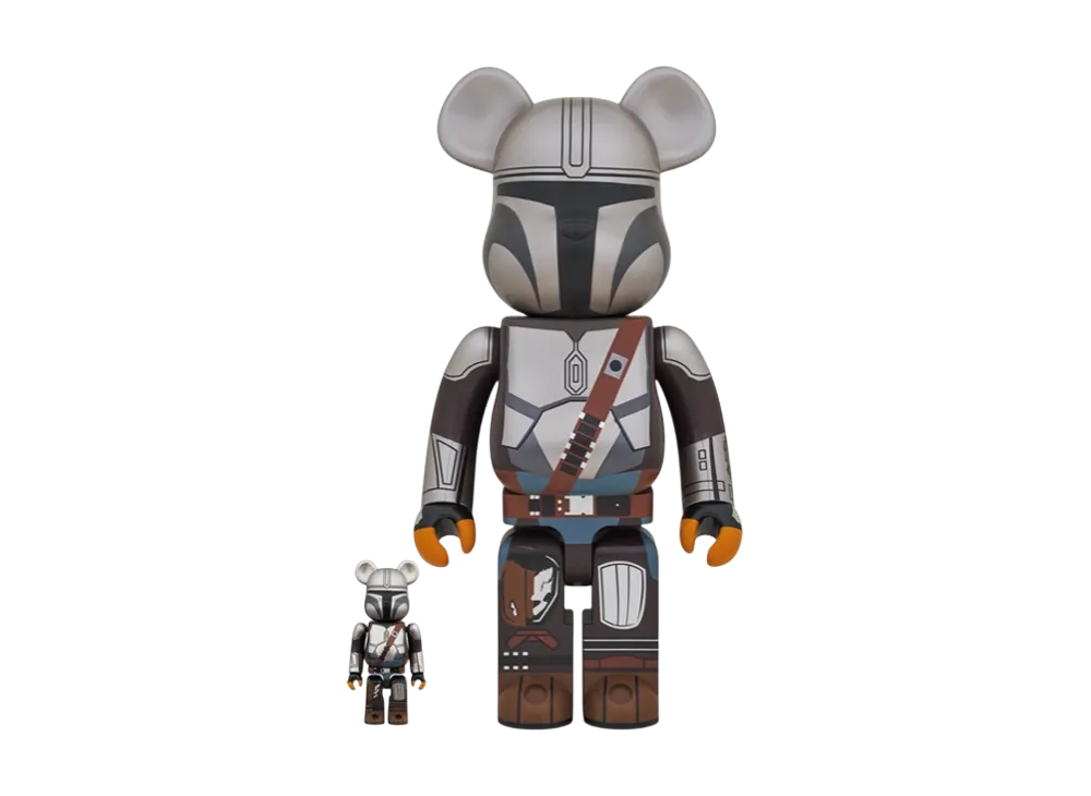 MEDICOM TOY "BEARBRICK" -THE MANDALORIAN- Bearbrick The Mandalorian 100% & 400%