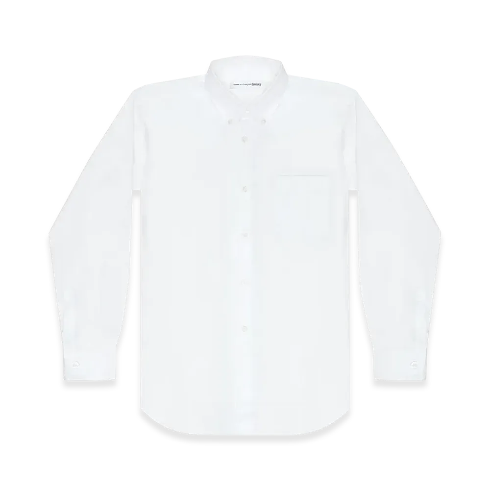 COMME des GARCONS SHIRT Cotton Oxford "White"