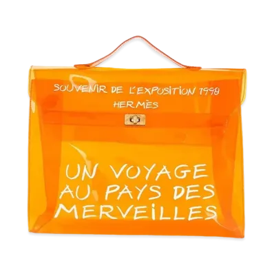 Hermes Vinyl Kelly "Orange"