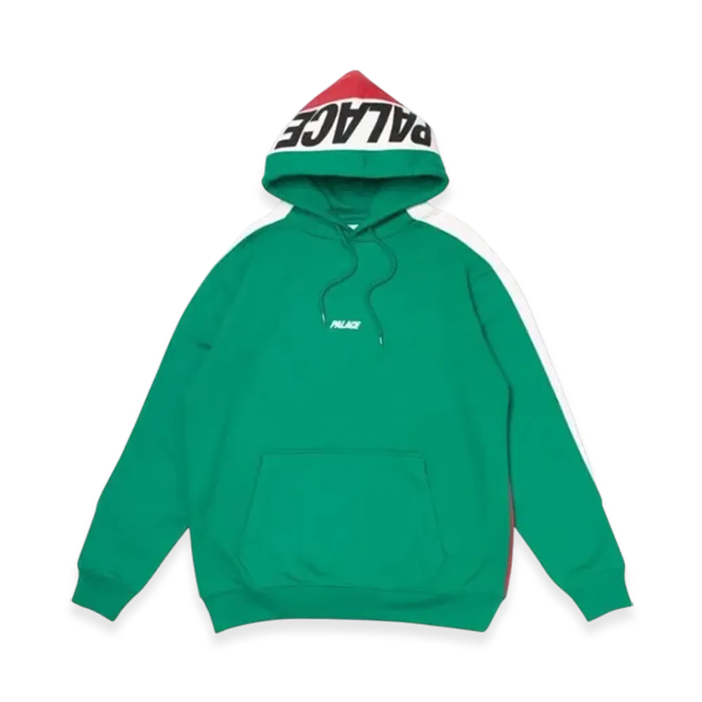 PALACE Catch Up Hood "Green White"