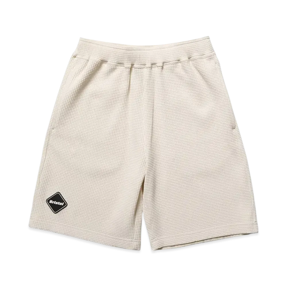 F.C.Real Bristol Tech Waffle Lounge Shorts "Off White"
