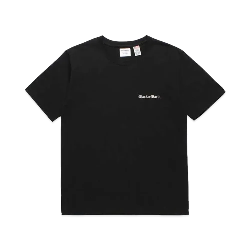 WACKO MARIA Us Fabric T-shirt "Black"