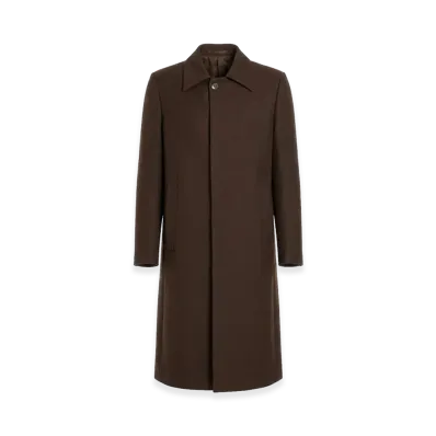 MM6 Maison Margiela Wool Blend Coat "Brown"