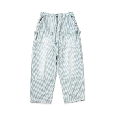 KAPITAL 10oz Hickory Wide Lumbar Pants "Hickory"