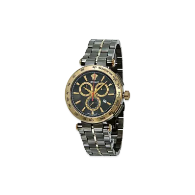 Versace Aion Chrono Gent Quartz Medusa 45mm "Gold/Black"