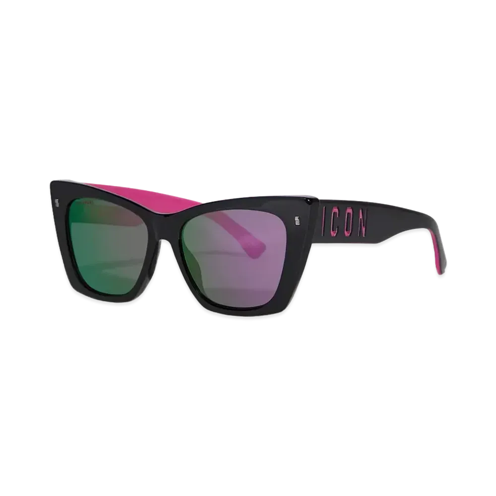 Dsquared2 Icon Fuchsia Sunglasses #1 "Black Pink"