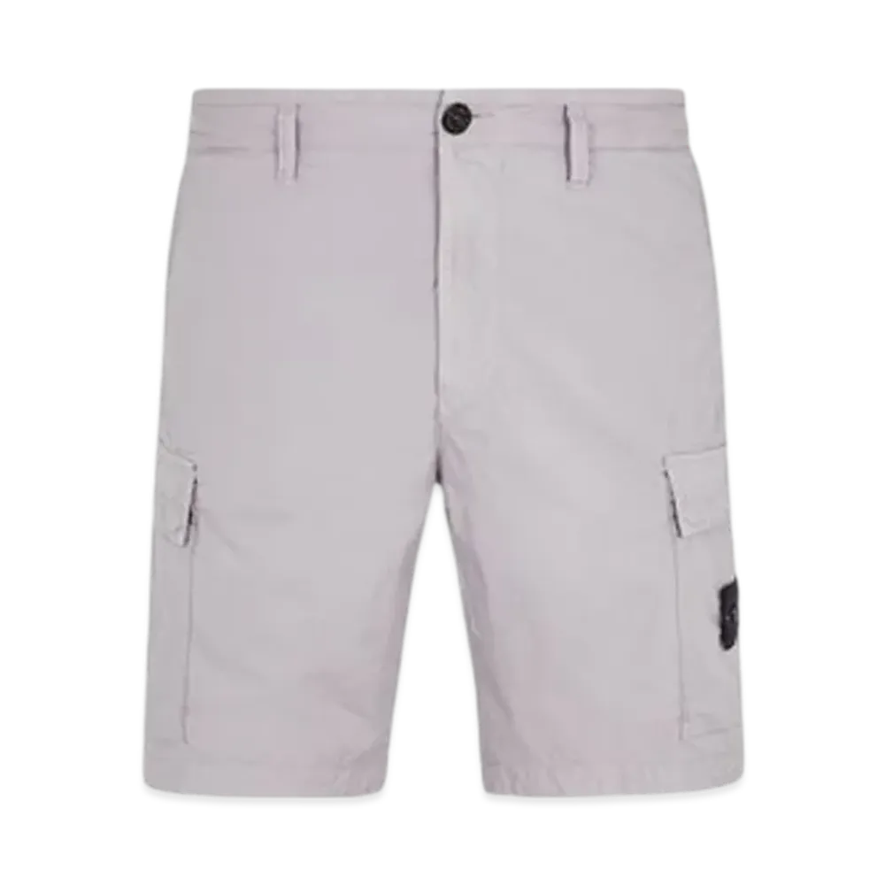 Stone Island L0803 Regular Fit Cargo Bermuda Shorts - 24SS "Dust Grey"