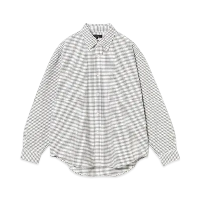 BEAMS Heavy Oxford Button Down Shirt "Check"