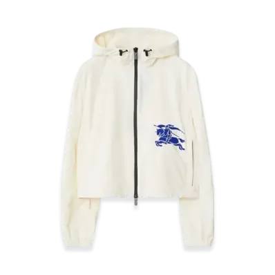 Burberry Cropped Nylon Jacket "Salt"
