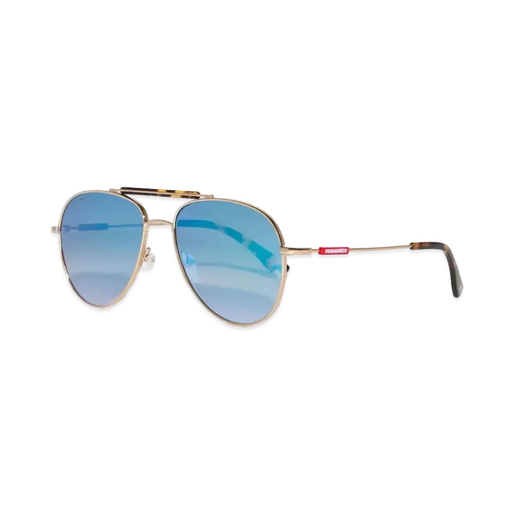 Dsquared2 Dynamic Gold Sunglasses "Gold/Blue"