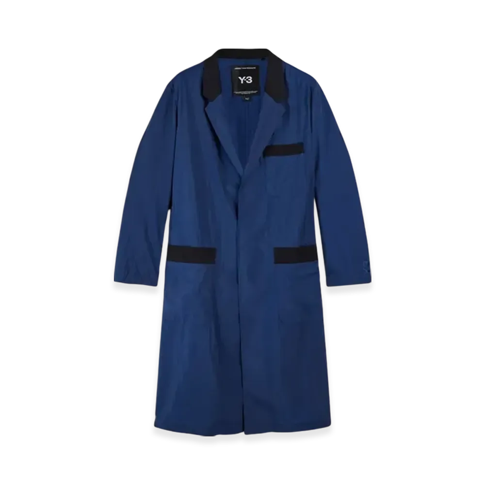 Y-3 Ultralight Nylon Blazer Coat "Dark Blue/Black"