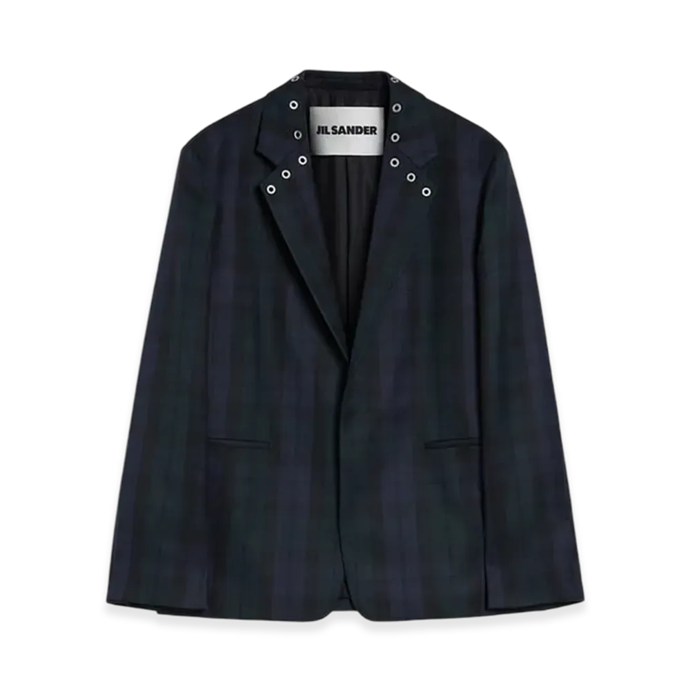 Jil Sander Wool Tailored Jacket "Blue Horizon"