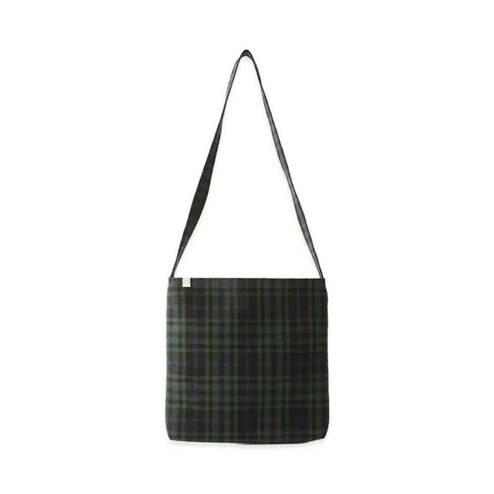 visvim Record Bag Buffalo Check "Green"