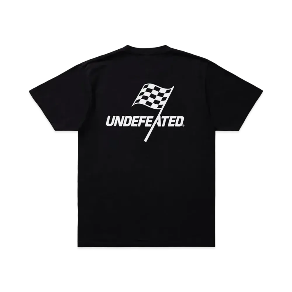 UNDEFEATED CHEQUERED S/S TEE - 80126 "Black"