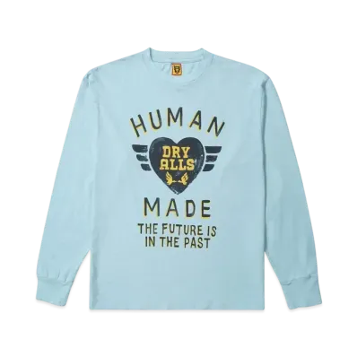 HUMAN MADE Graphic L/S T-Shirt "Blue"