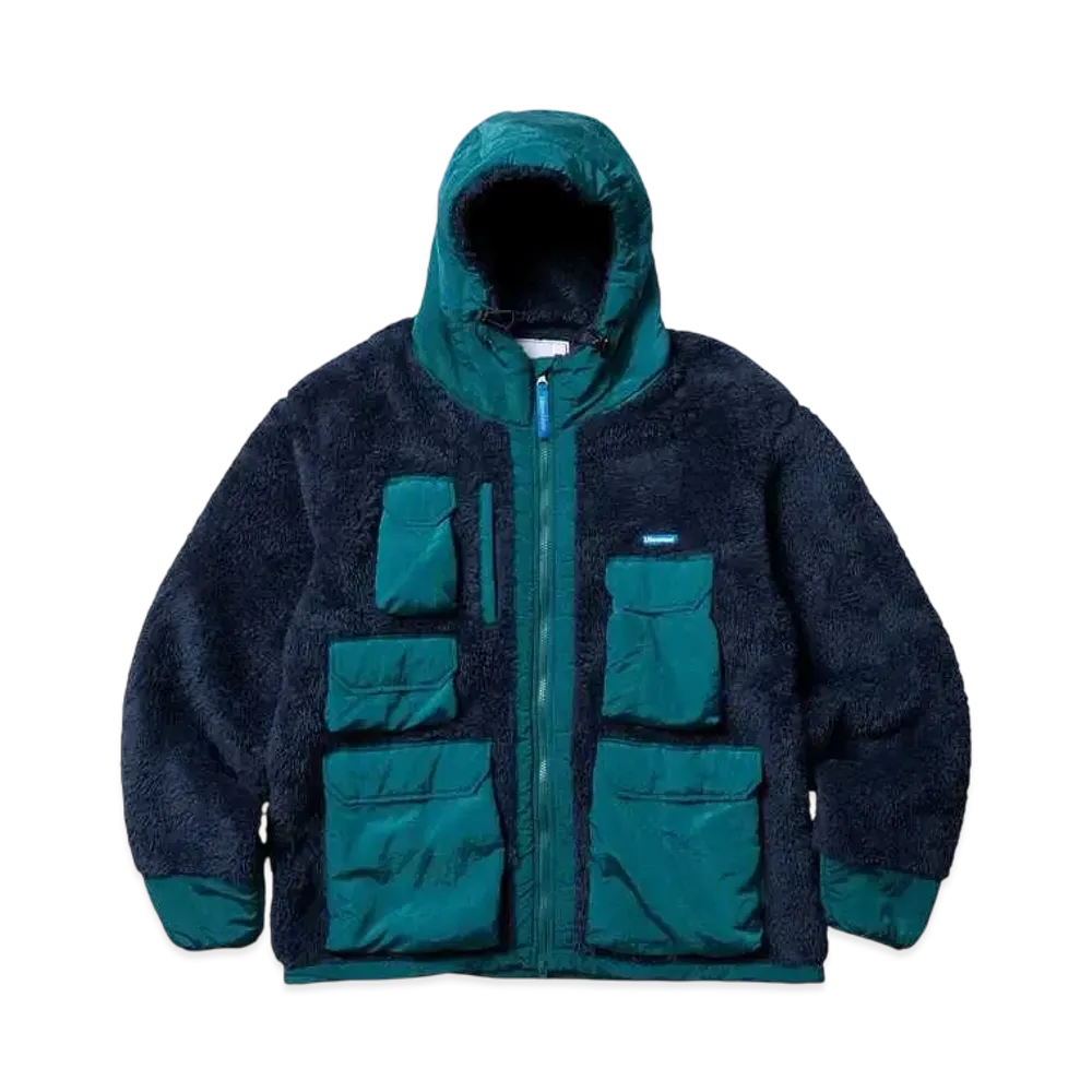 Liberaiders PILE FLEECE UTILITY JACKET "NAVY"