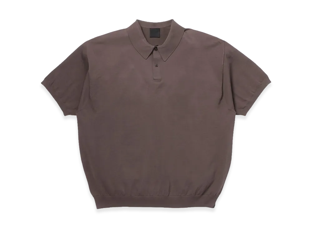 DAIWA PIER39 Women's Tech Knit Polo S/S "Brown Gray"