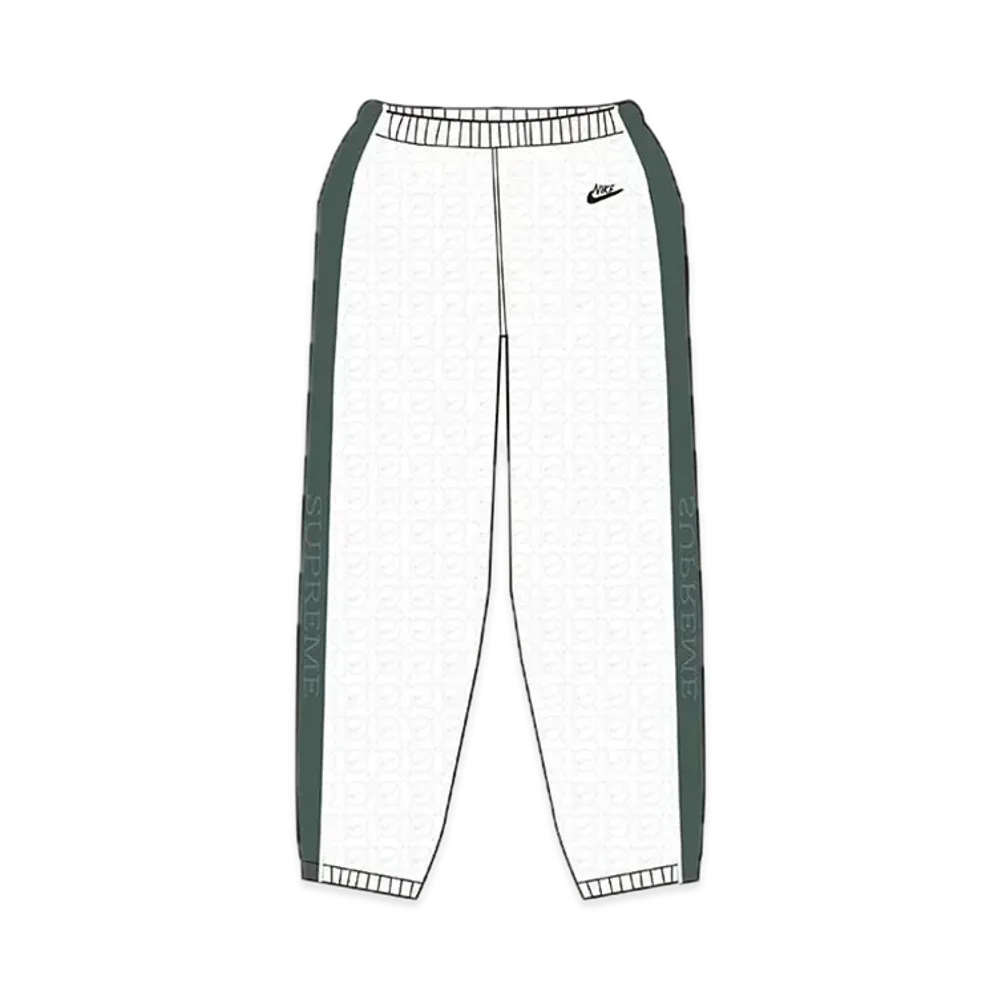 Supreme x Nike Velour Track Pant "White"