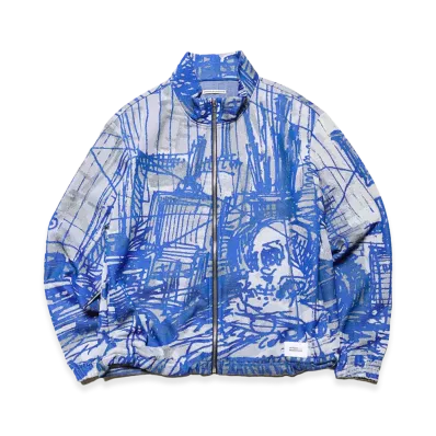 uniform experiment x Michael Cherno Jersey Blouson "Blue"