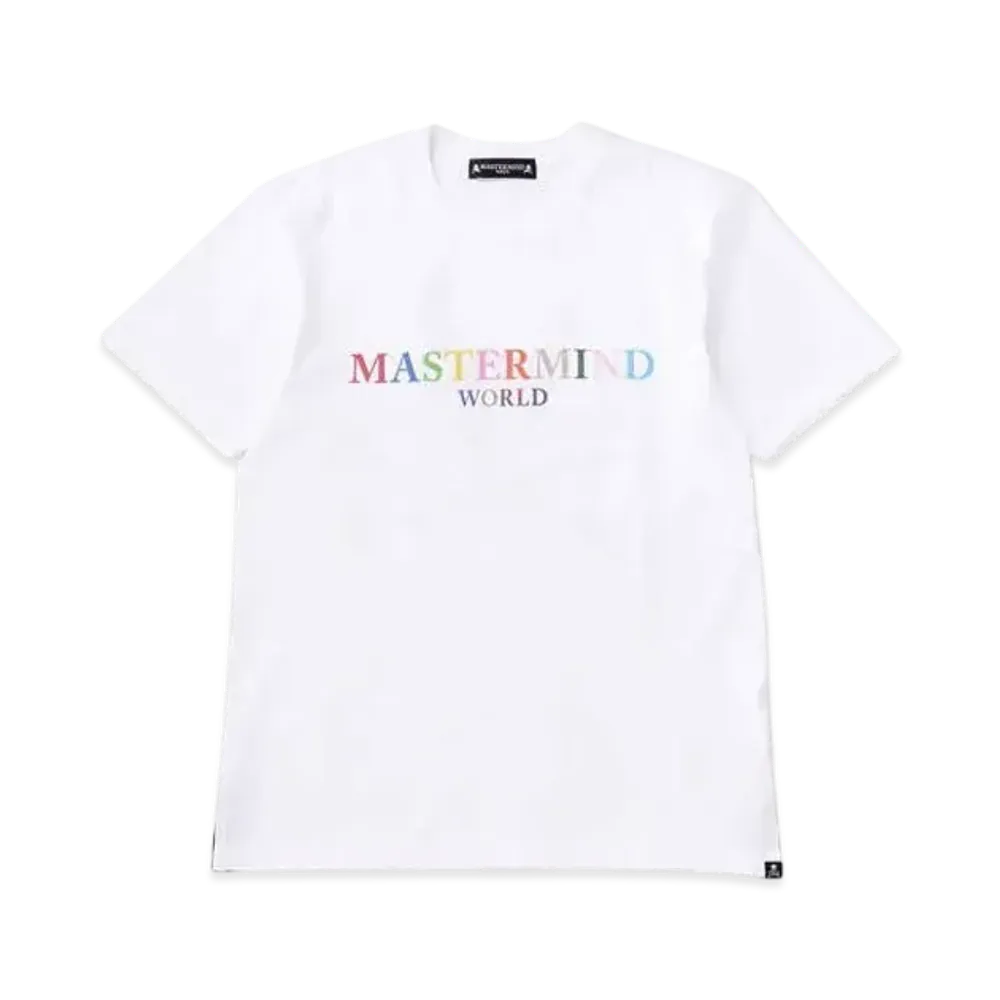 mastermind WORLD Colored Logo Tee "White"