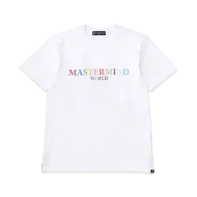 mastermind WORLD Colored Logo Tee "White"