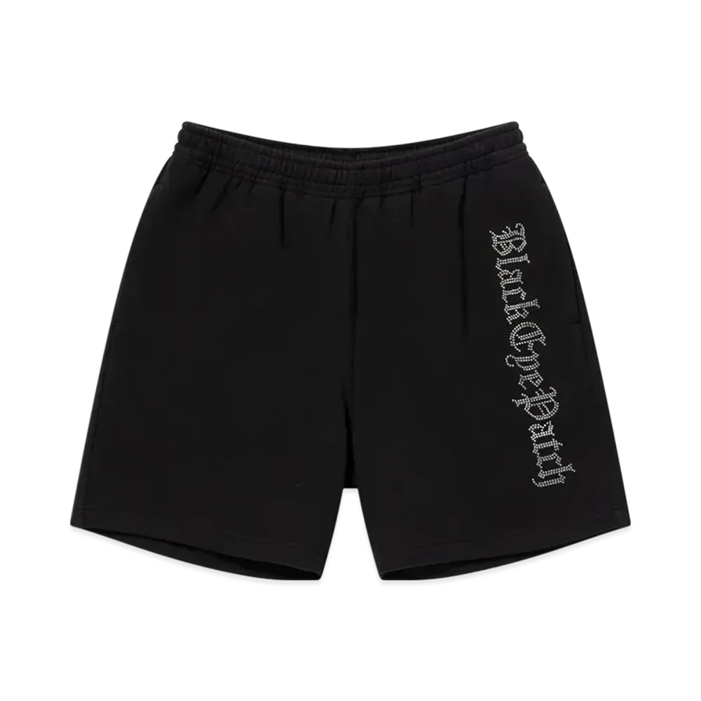 BlackEyePatch Rhinestoned OE Sweat Shorts "Black"