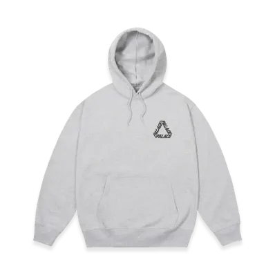 PALACE P3 Print Hood "Grey Marl"
