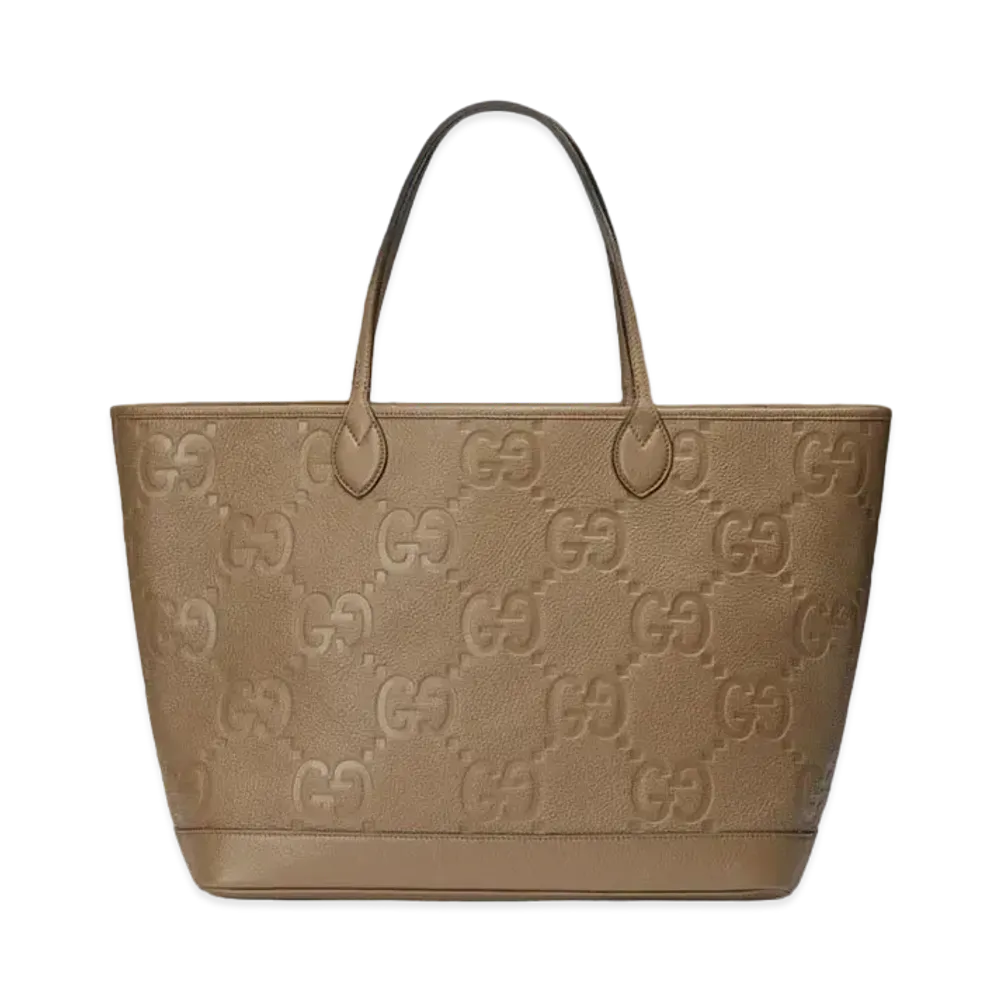 GUCCI Jumbo GG Large Tote Bag "Taupe"