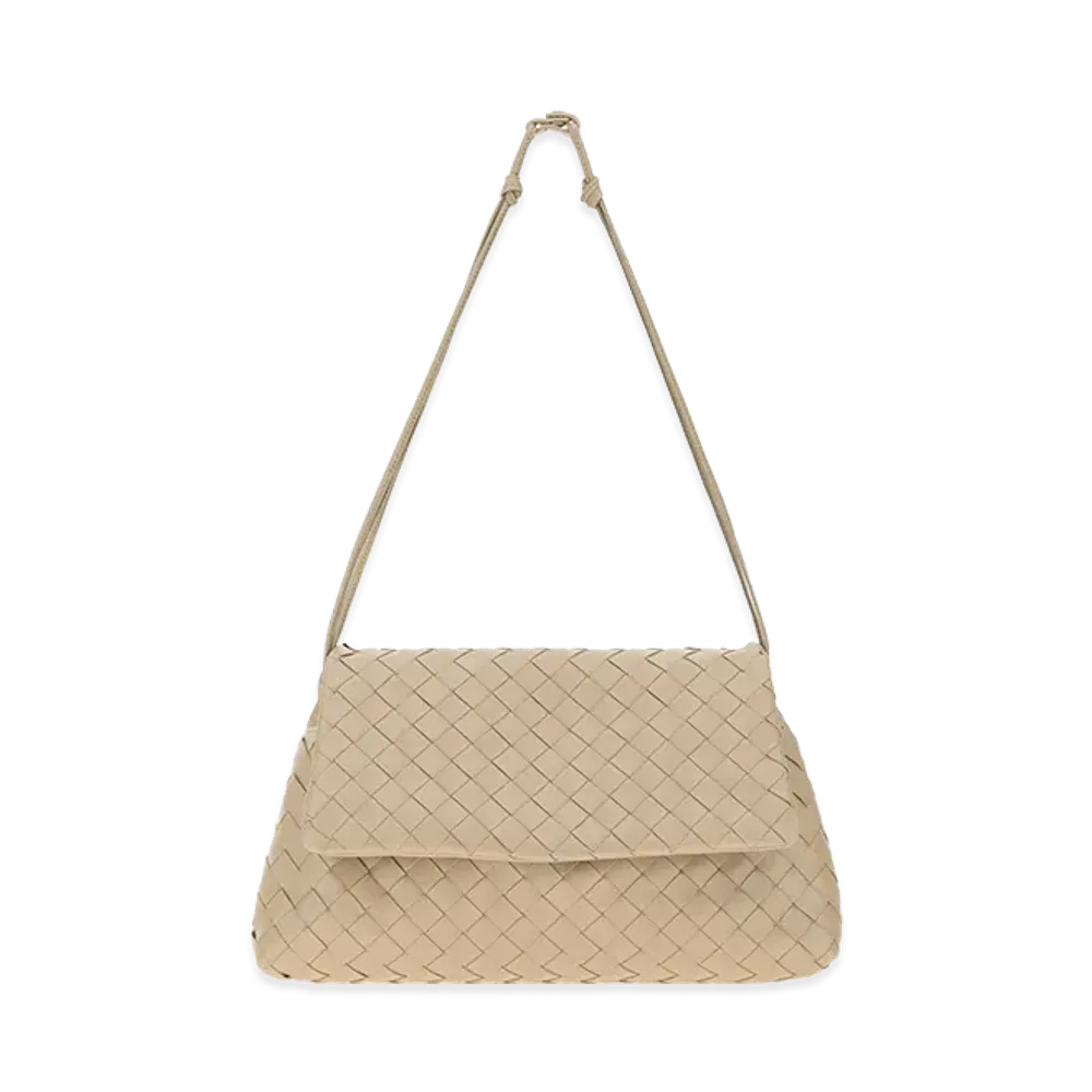 Bottega Veneta Women's Leather Clutch "Ecru"