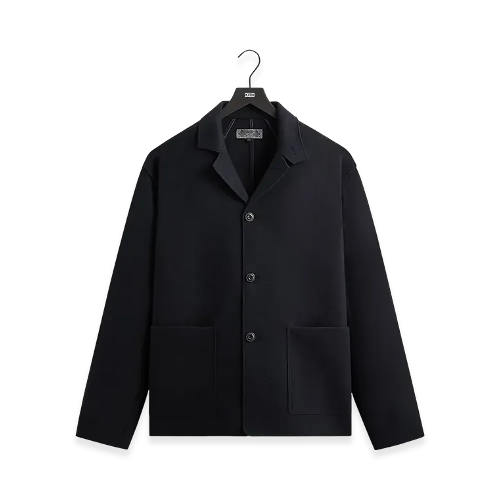 Kith Felted Jersey Savion Jacket "Ink"