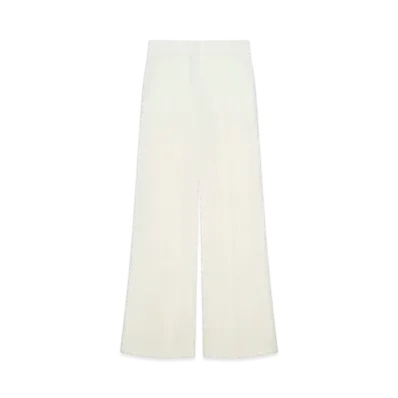 GIVENCHY Flare Tailored Pants In Wool and Mohair "Ecru"
