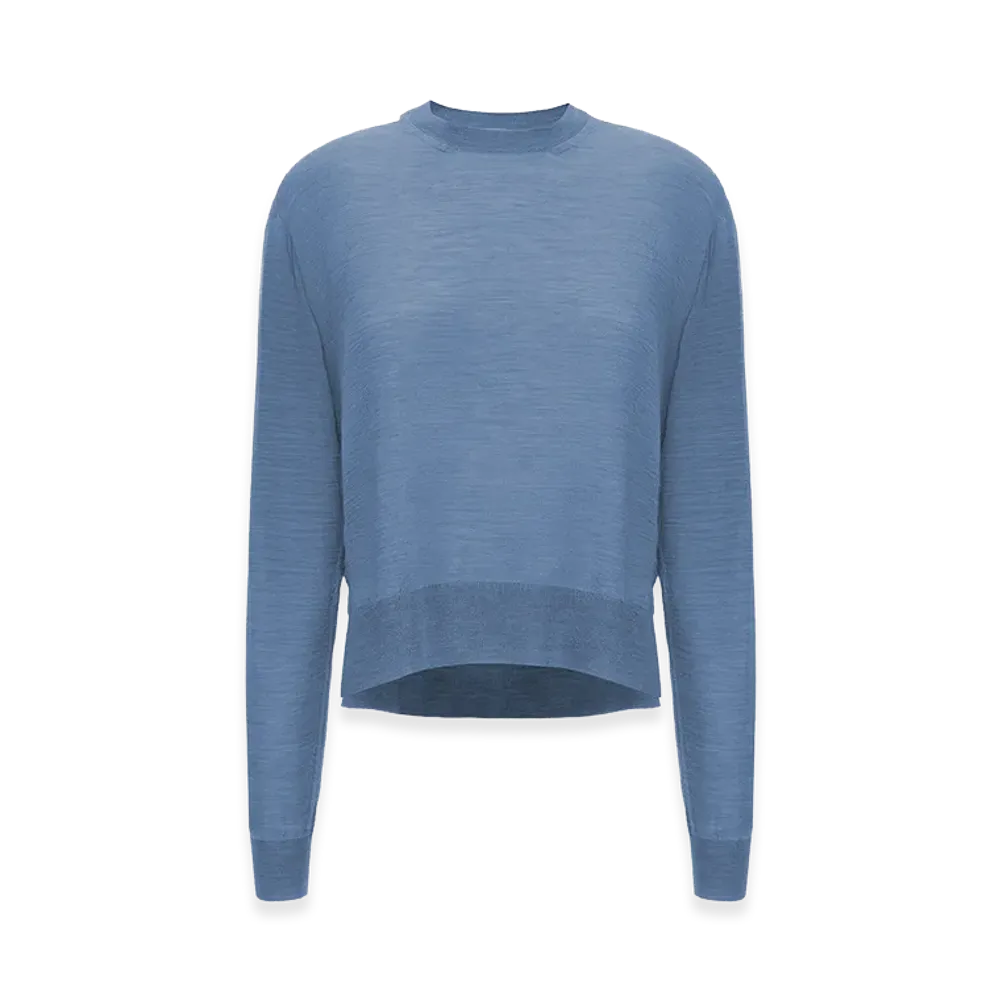 Jil Sander Women's Sweaters "Light Blue"