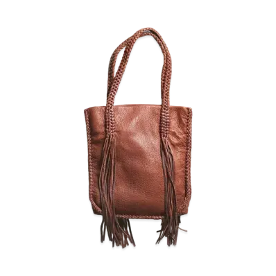 Needles DEER BRAIDED TOTE "Brown"