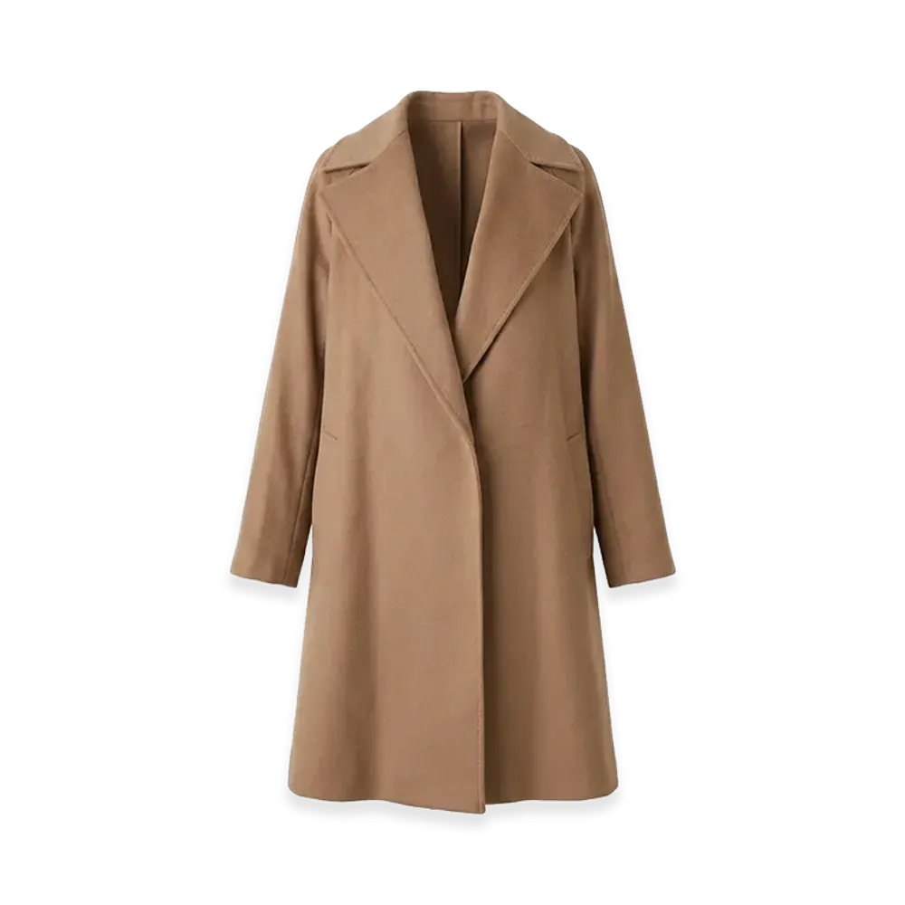 Max Mara Studio Women's Dravenna Robe Coat "Camel"