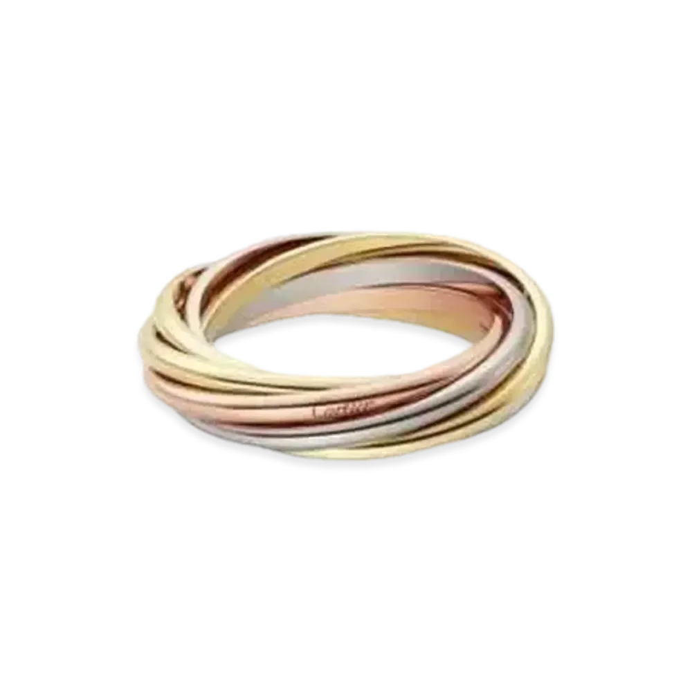 Cartier Trinity Ring "White Gold/Yellow Gold/Pink Gold"