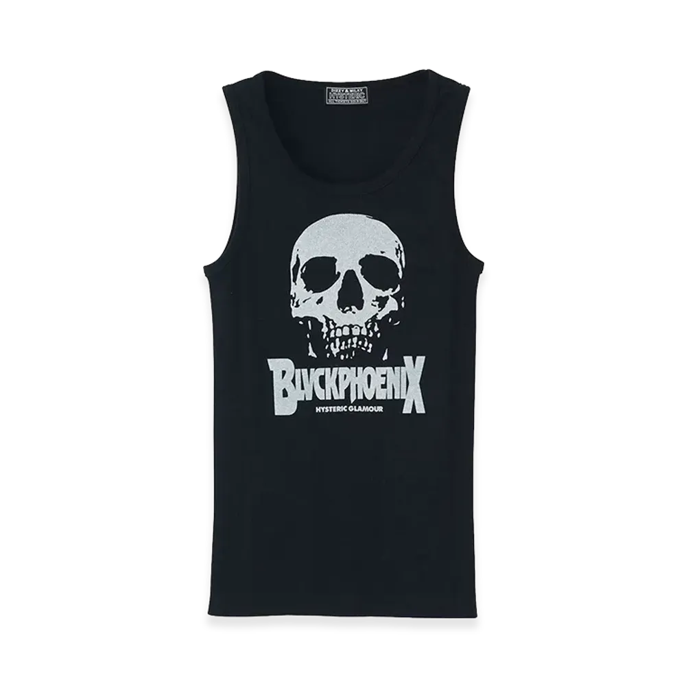 HYSTERIC GLAMOUR Blvckphoenix/HG Skull Tank Top "Black"