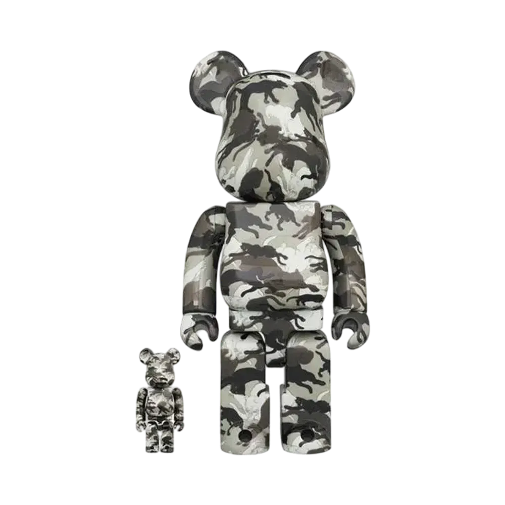 Bearbrick 石川真澄「猫しぐさ 名採模様」100% & 400%
