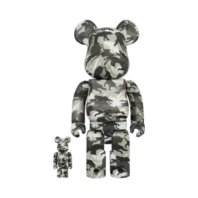 Bearbrick 石川真澄「猫しぐさ 名採模様」100% & 400%
