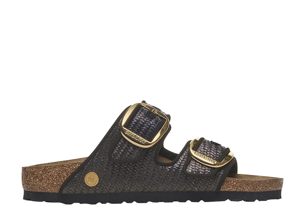 BIRKENSTOCK Women's Arizona Big Buckle Raffia "Raffia Black"