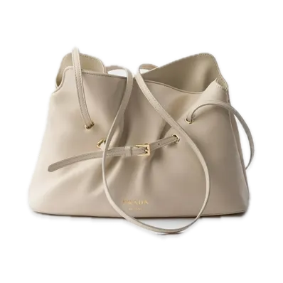 PRADA Dada Small Nappa Leather Bag "Ivory"