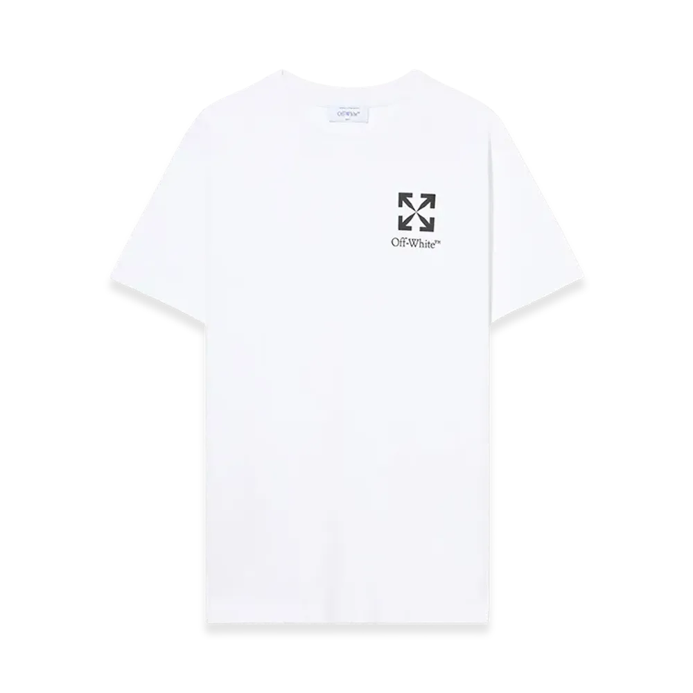 Off-White Small Arrow Slim Logo Tee "White"