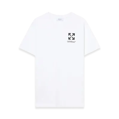 Off-White Small Arrow Slim Logo Tee "White"